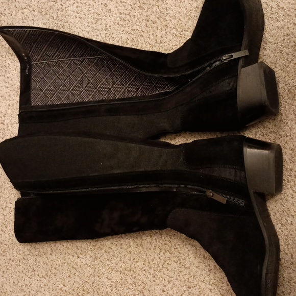 Aquatalia tall black dress boots size 10 - Picture 2 of 3